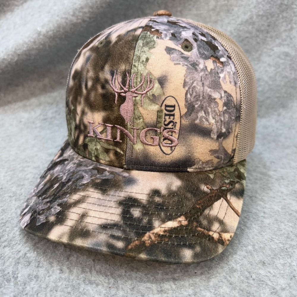 Kings Camo Logo Mens Camouflage Richardson Trucker Hat Snapback OSFM